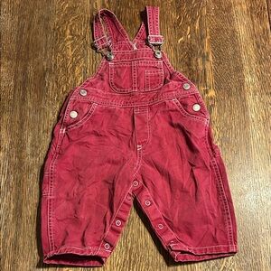 GAP Kids Red Overalls